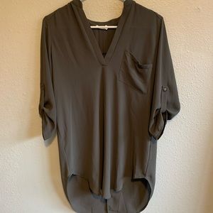 Nordstrom’s army green top